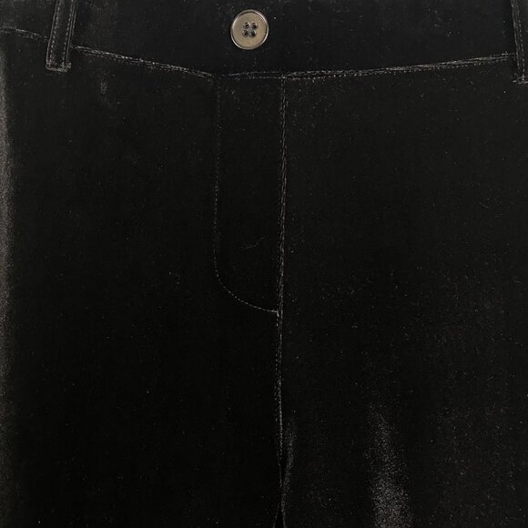 Betabrand Velvet Yoga Dress Pants‎ Straight Leg Black Pull On Women's Medium - Picture 3 of 5